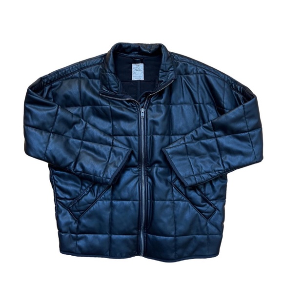 Free People Vegan Leather Jacket - Picture 4 of 5